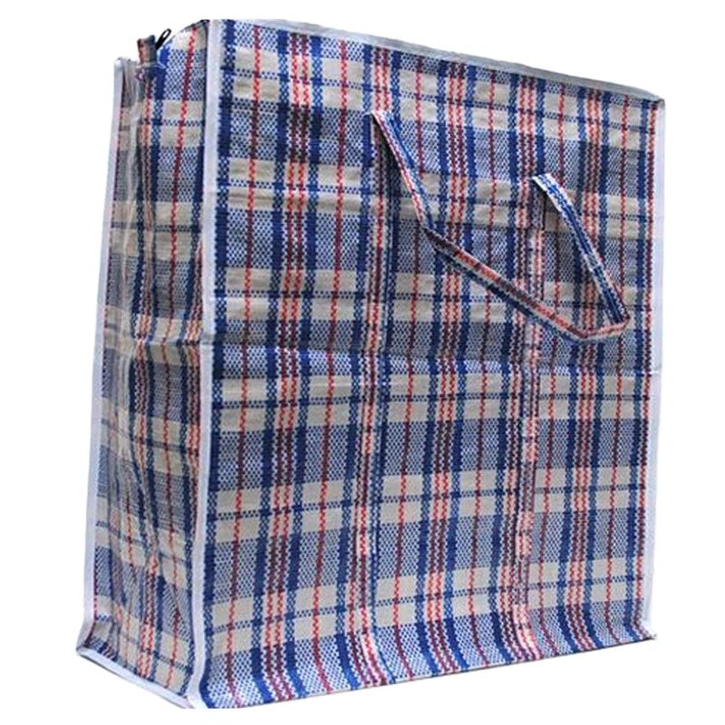 ATB Large Tote Storage Bag Reusable Shopping Groceries Laundry Organizing Zipper Bag - Image 1